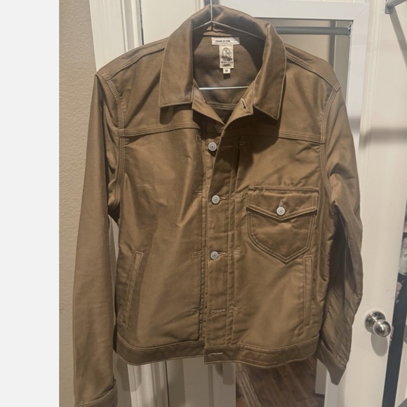 Brand New Hiroshi Kato Blade Moleskin Trucker Jacket Coyote Size Medium - Picture 5 of 6